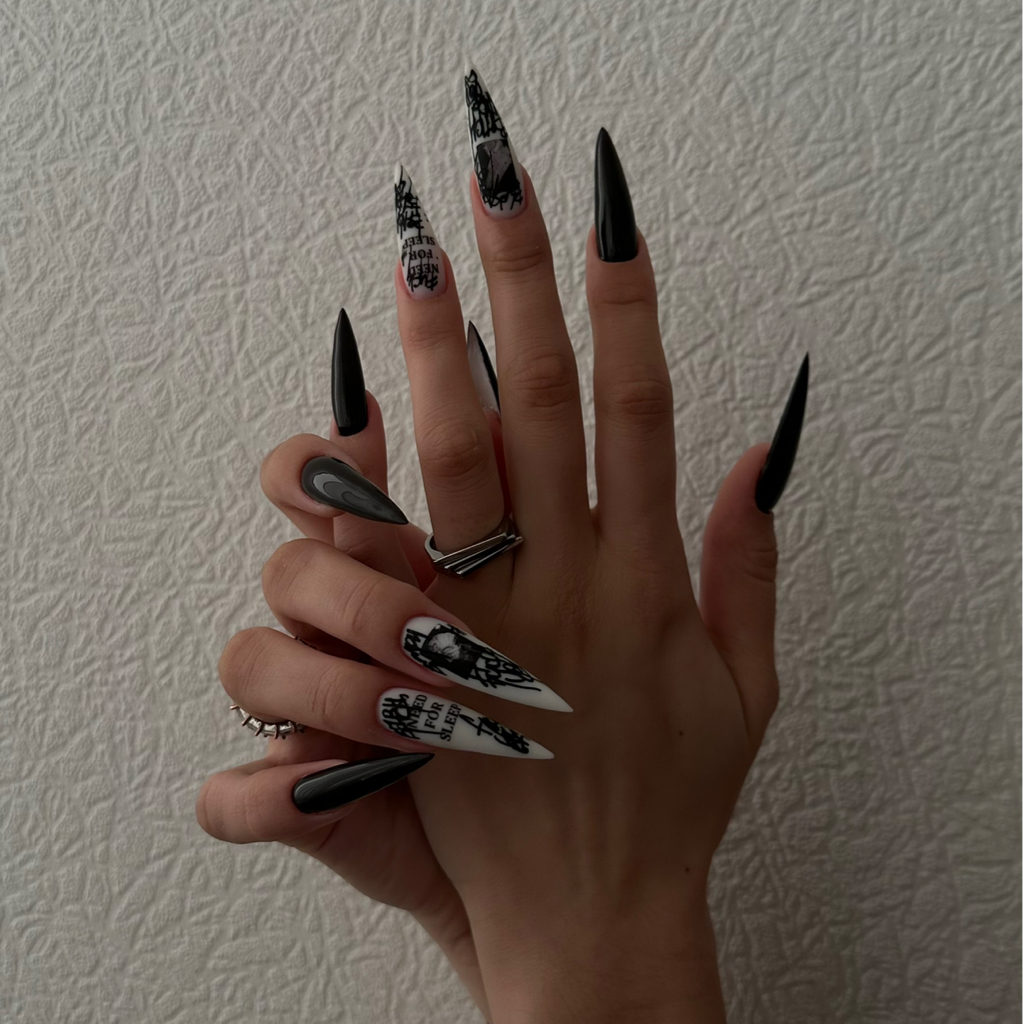 Наращивание ВФ + гель (простой дизайн)