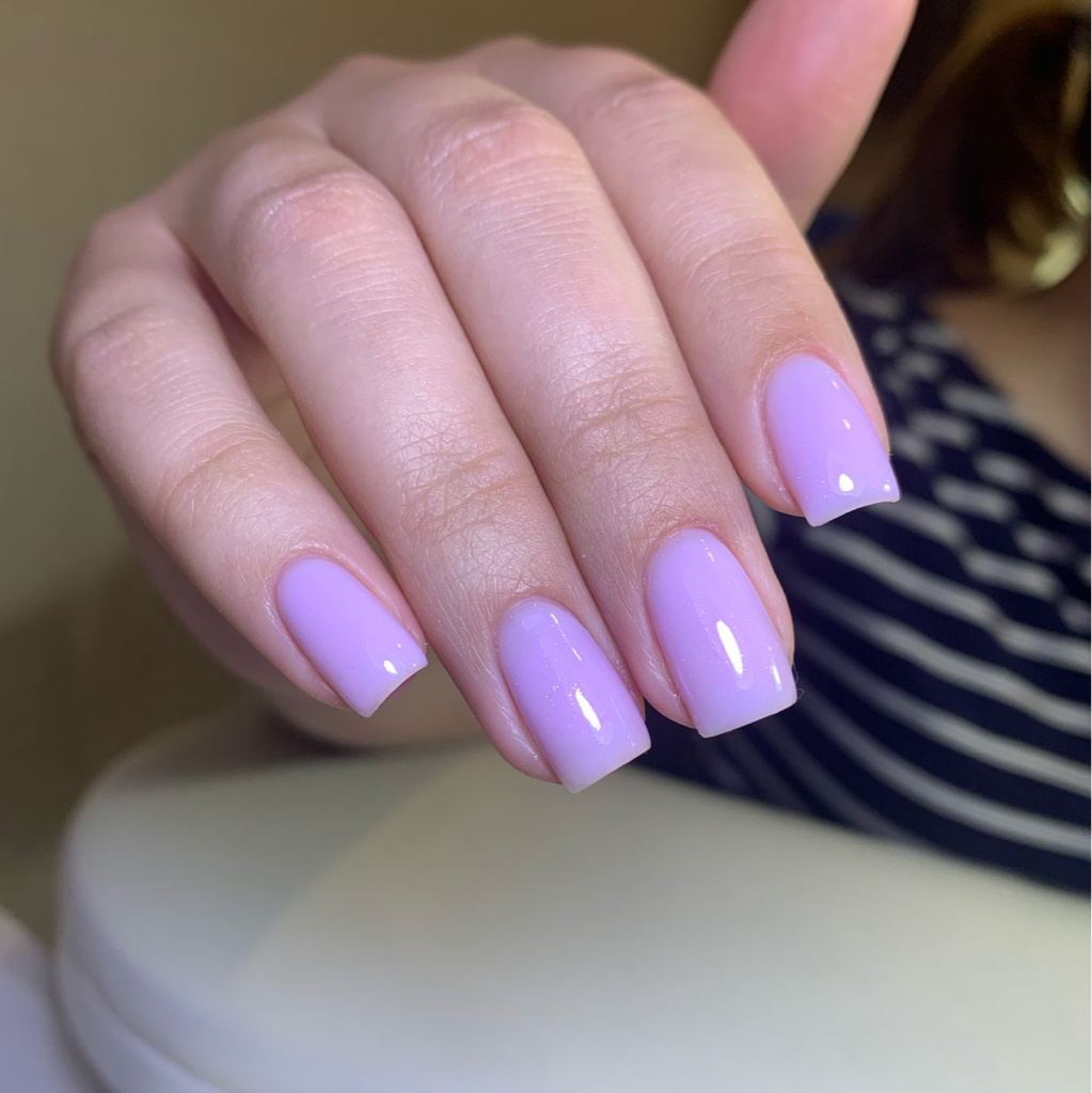 Маникюр+гель лак однотонное