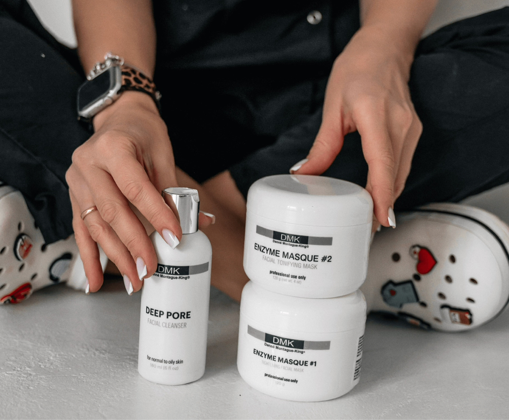 чистка лица на космецевтике DMK