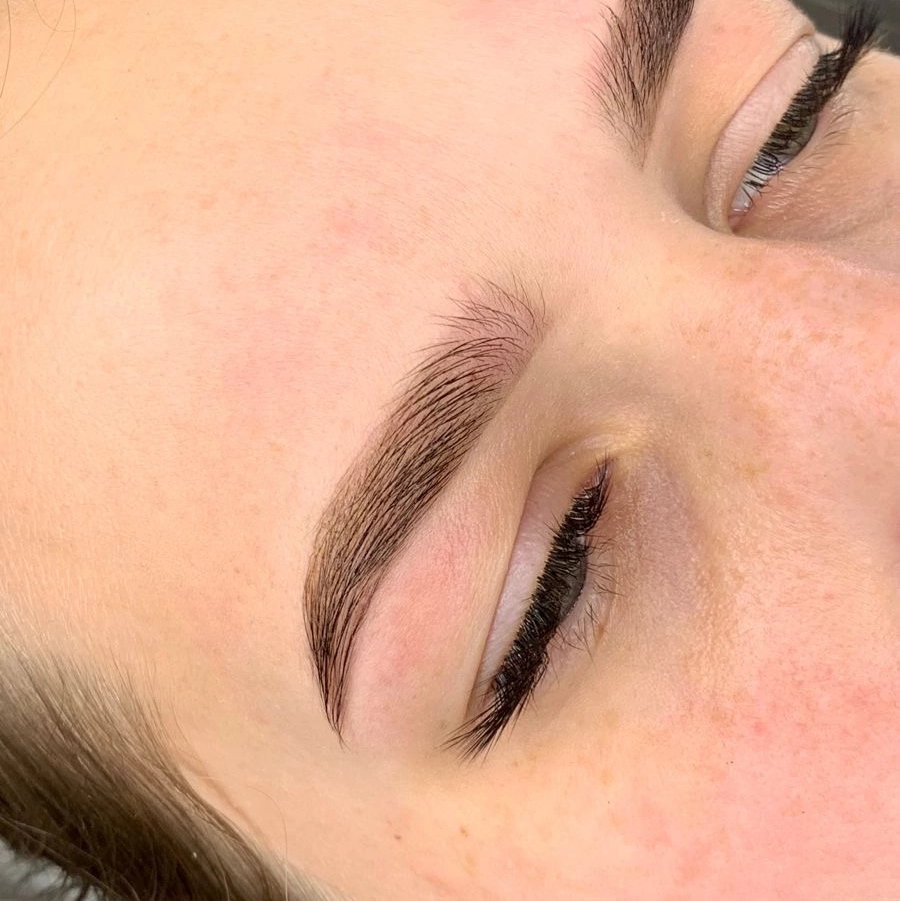 Коррекция бровей+окрашивание хной