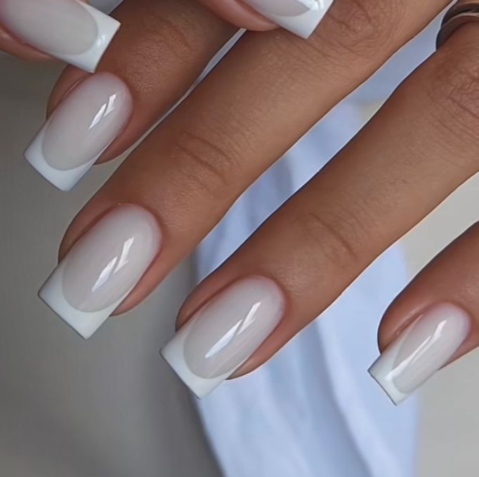 Маникюр,покрытие,френч