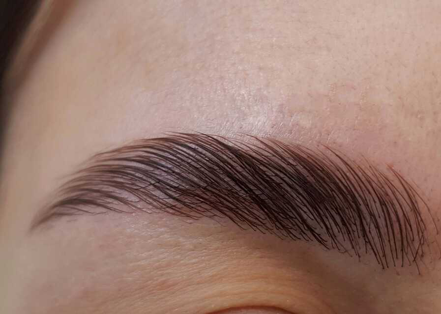 Долговременная укладка бровей + уход (без окрашивания)