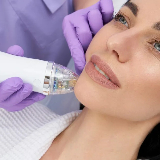 Микроигольчатый RF-Шея