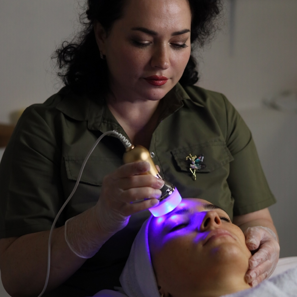 комбинированная чистка лица + фонофорез с сывороткой