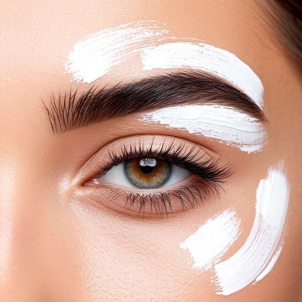 Оформление бровей.