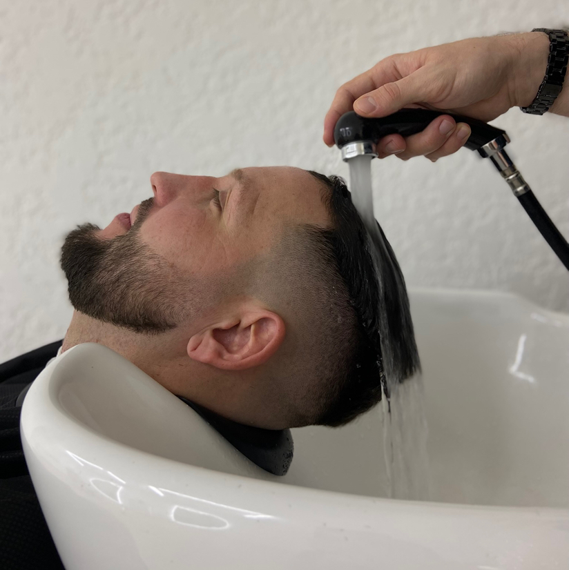 Укладка с использованием стайлинга с мытьем