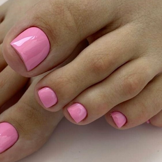 Педикюр 4
 (обработка пальцев с покрытием)