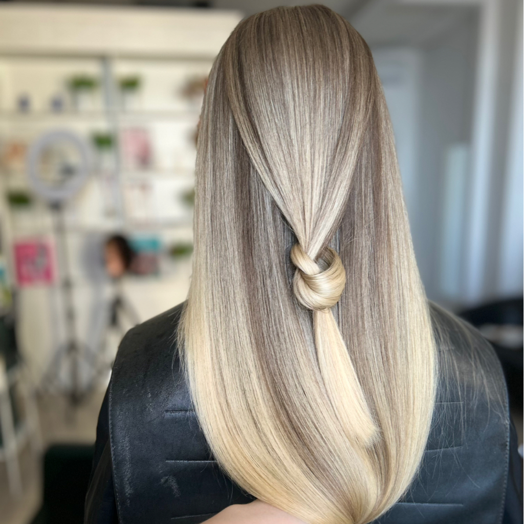 Рельефное окрашивание (длинные волосы)