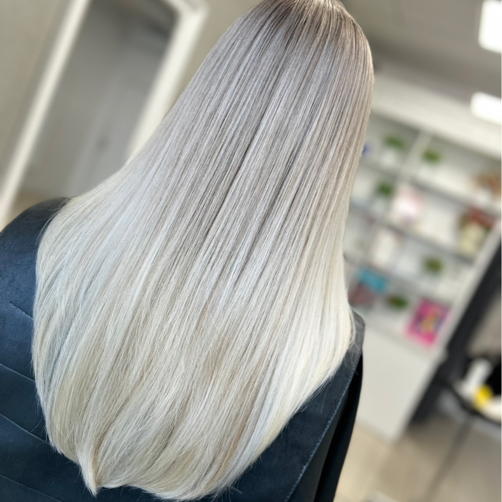 Мелирование (очень длинные волосы)