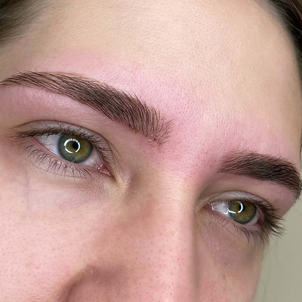 Окрашивание бровей хной/краской