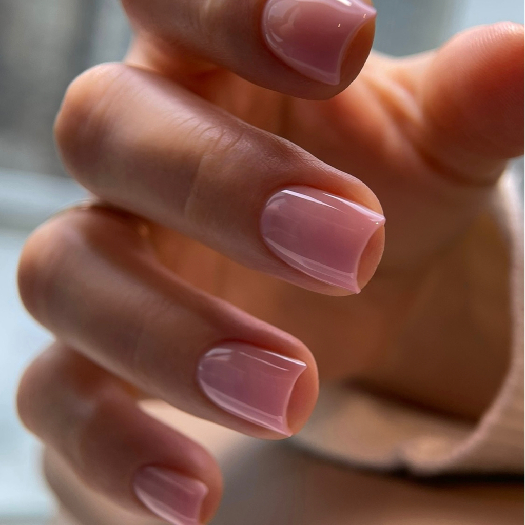 Маникюр с покрытием NUDE