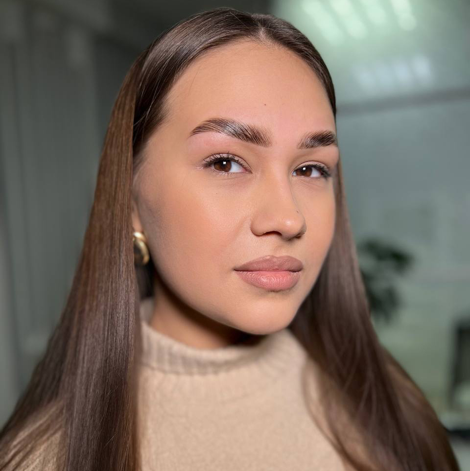 Долговременная укладка бровей (с окрашиванием)