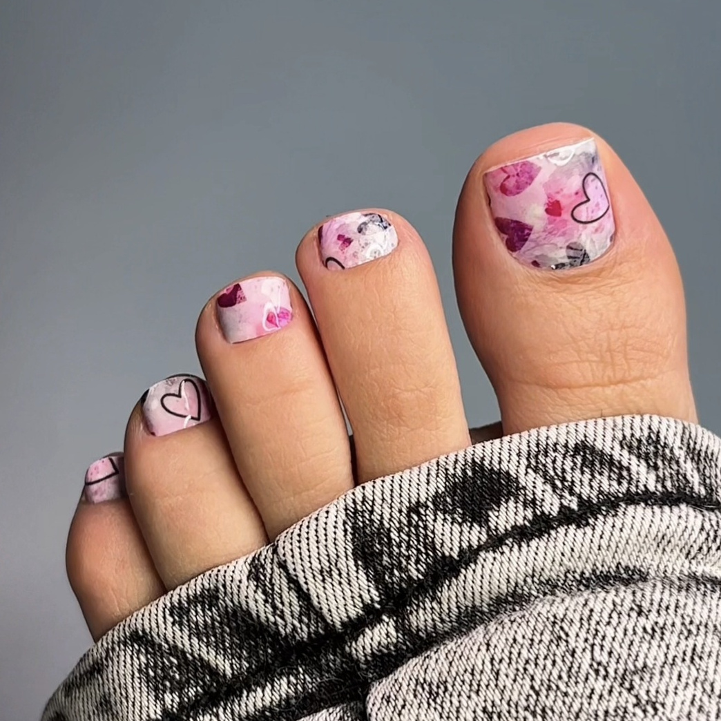 SMART педикюр с покрытием плёнки