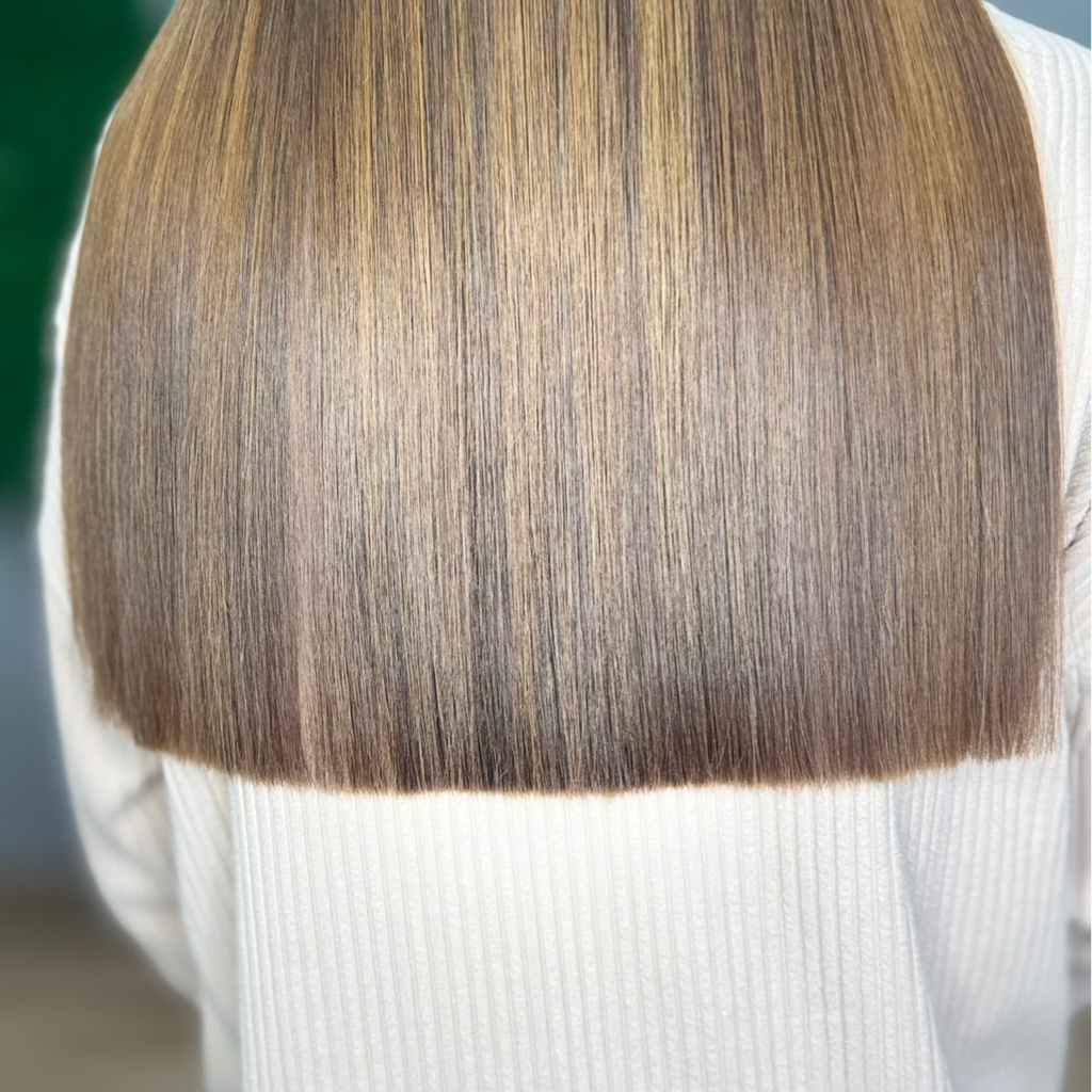 Полировка+ запечатывание кончиков ботоксом.