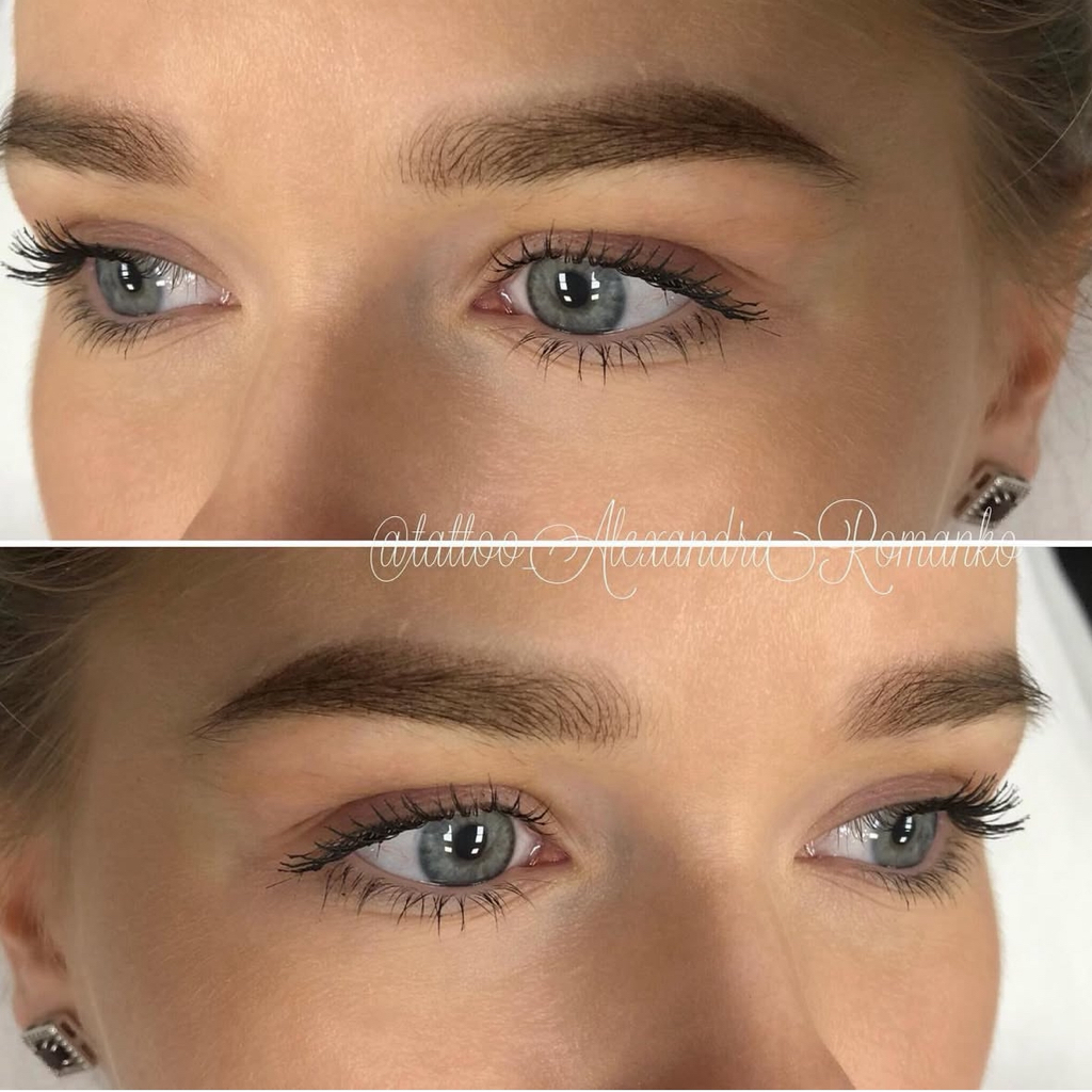 КОРРЕКЦИЯ (через 1-3 месяца) брови