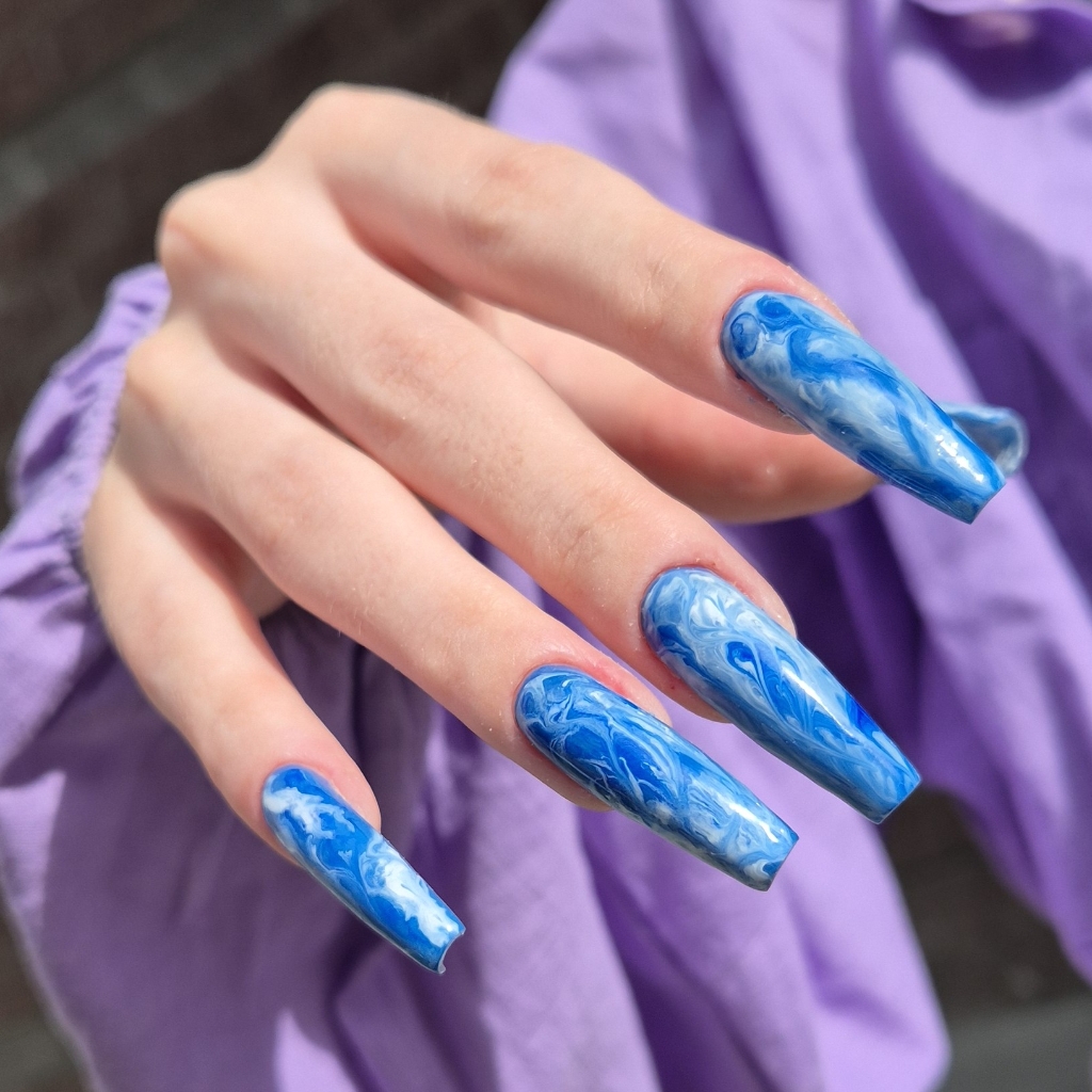 Наращивание экстра длинна с 4 длинны