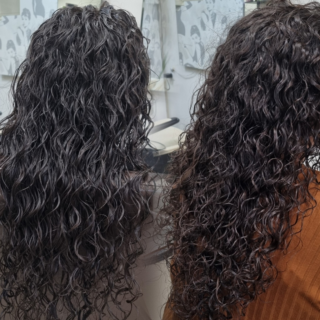 Био-завивка  на длину карэ