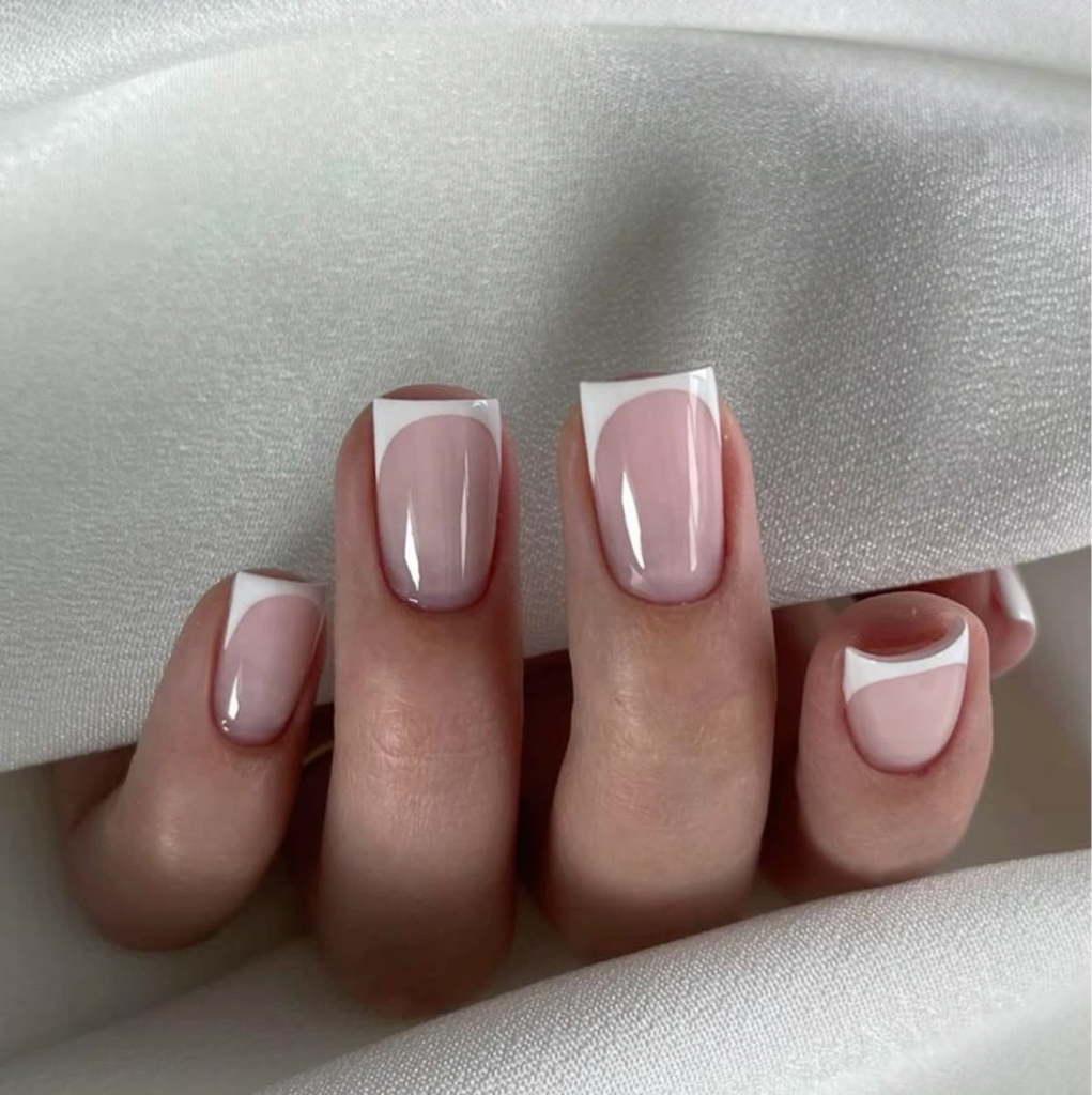 Depose+manicure avec semi permanent+french/Зняття+манікюр з покриттям гель-лаком+френч
