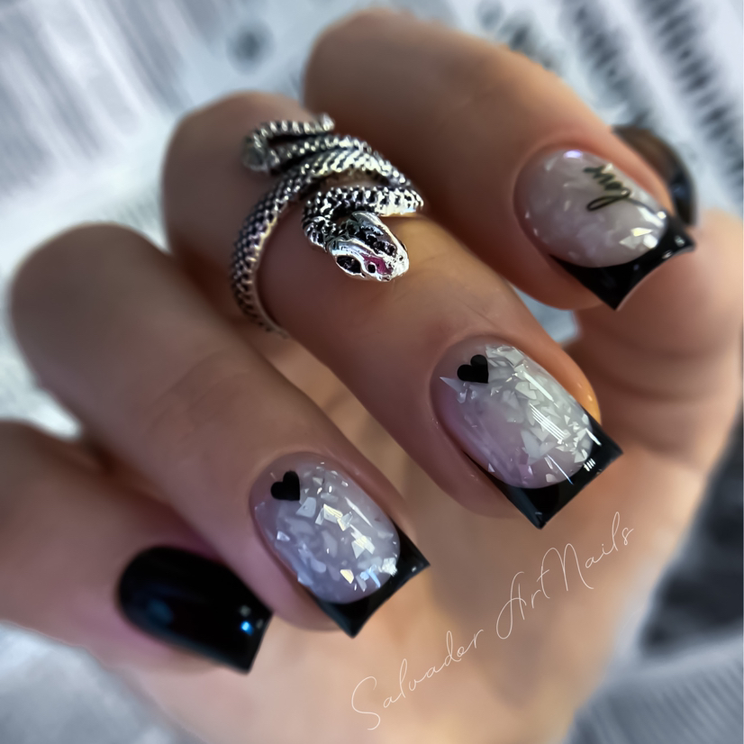 Маникюр + френч (с укреплением)