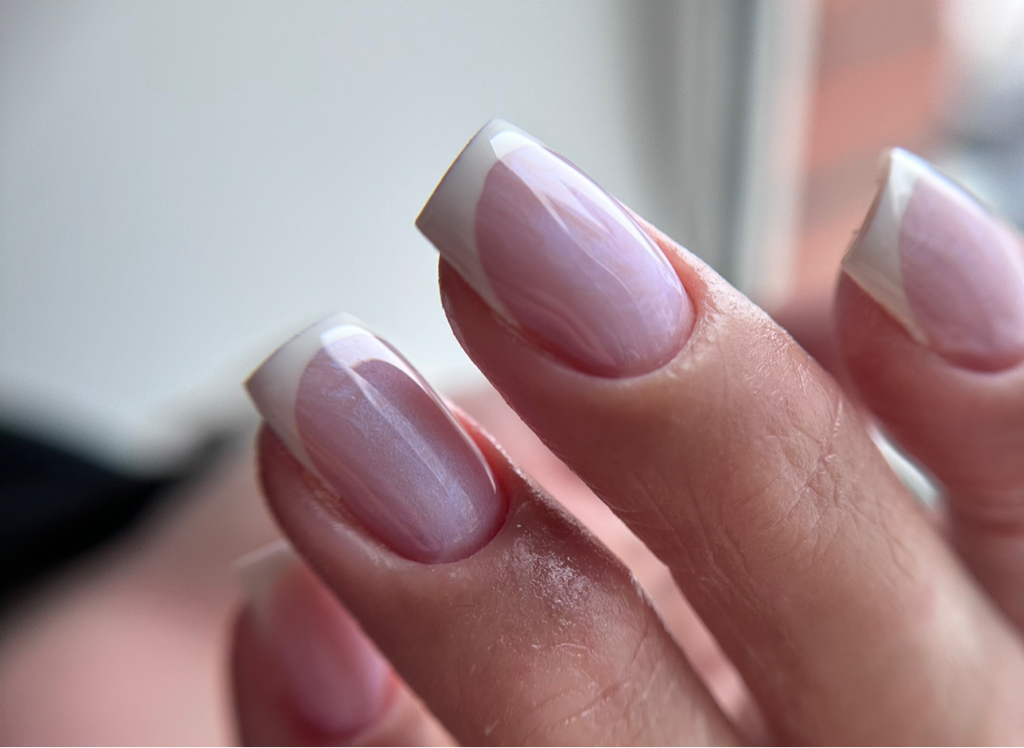 Маникюр с покрытием + френч