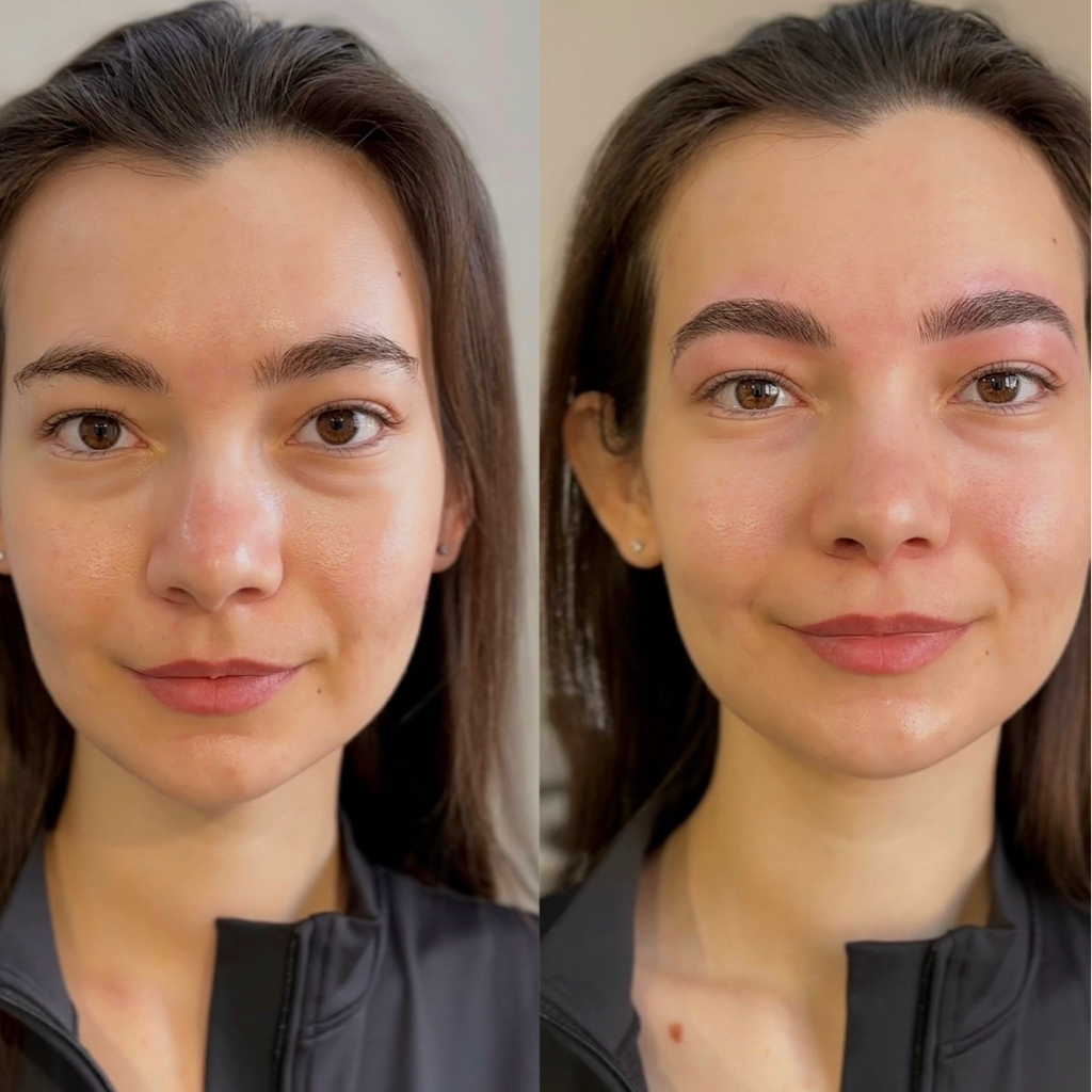 Окрашивание и коррекция бровей (воск/пинцет)