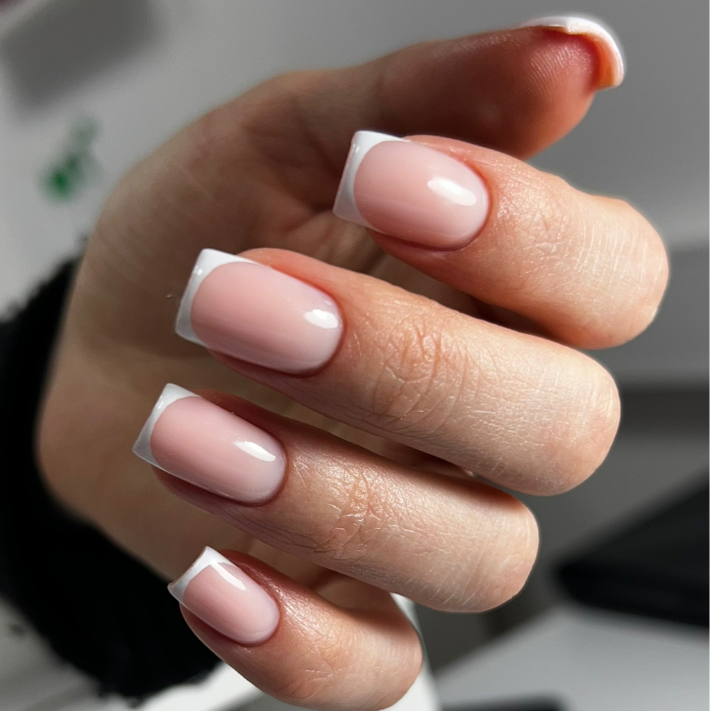 Комбинированный маникюр+ френч