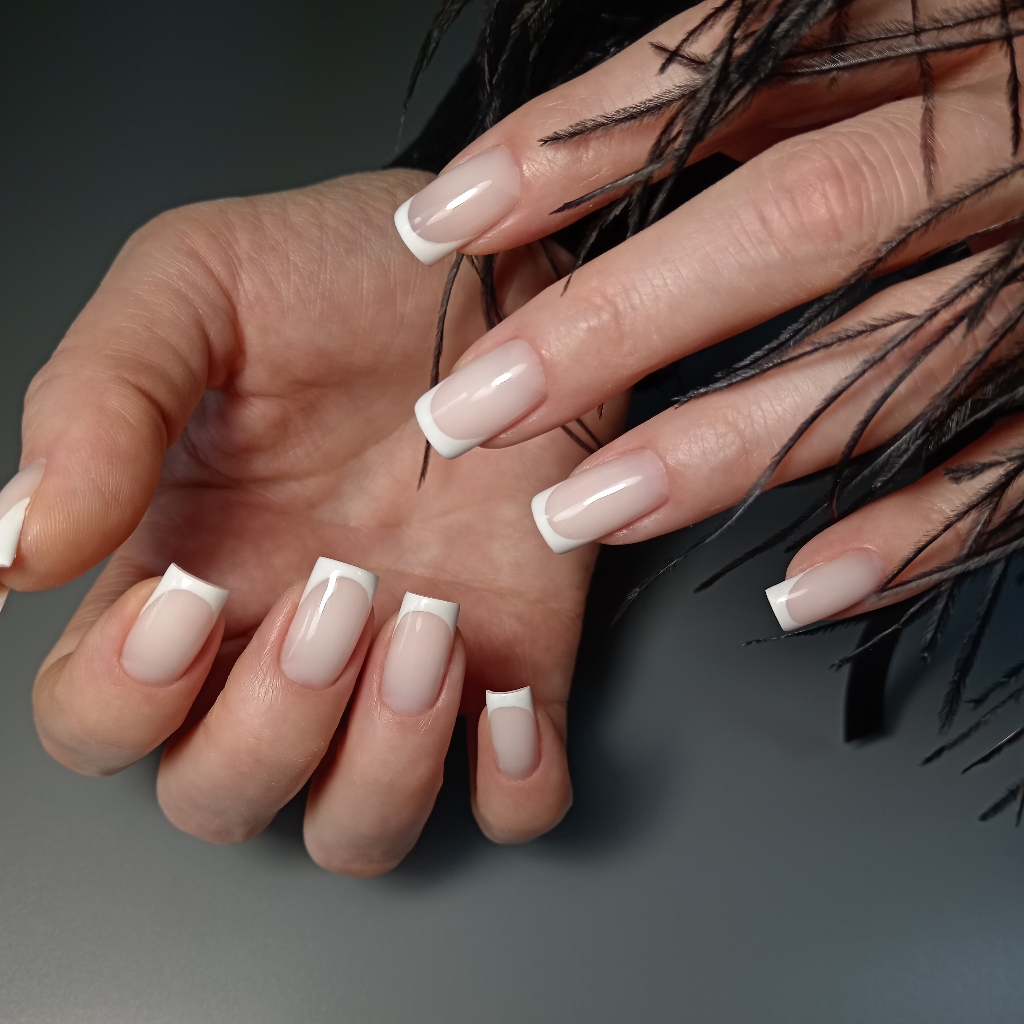 Френч/дизайн от руки/ сложный дизайн