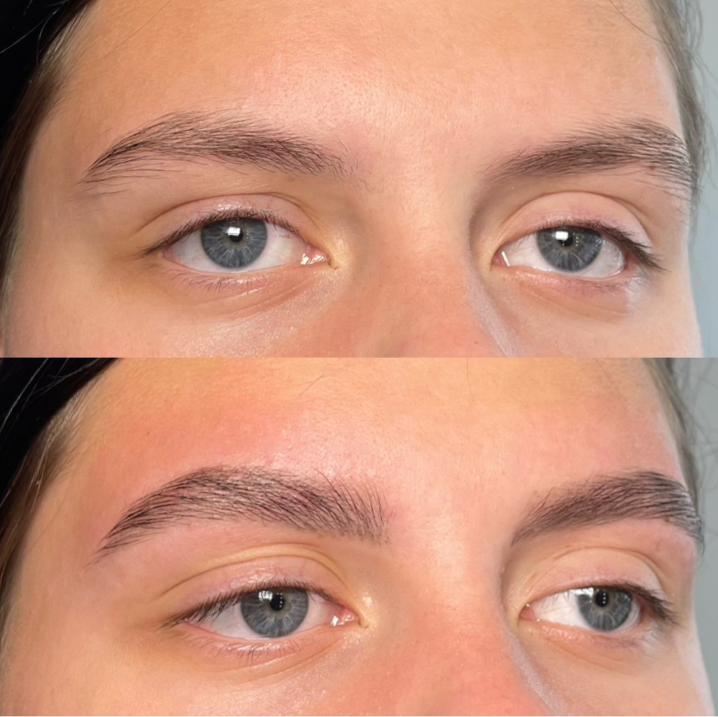 Комплекс окрашивание бровей