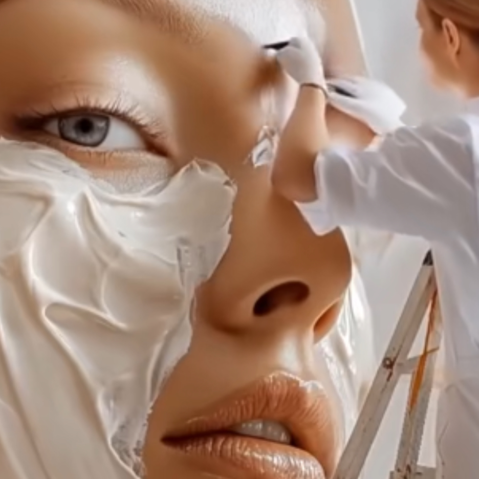 Атравматическая чистка на косметике Holy Land + гипсовая маска