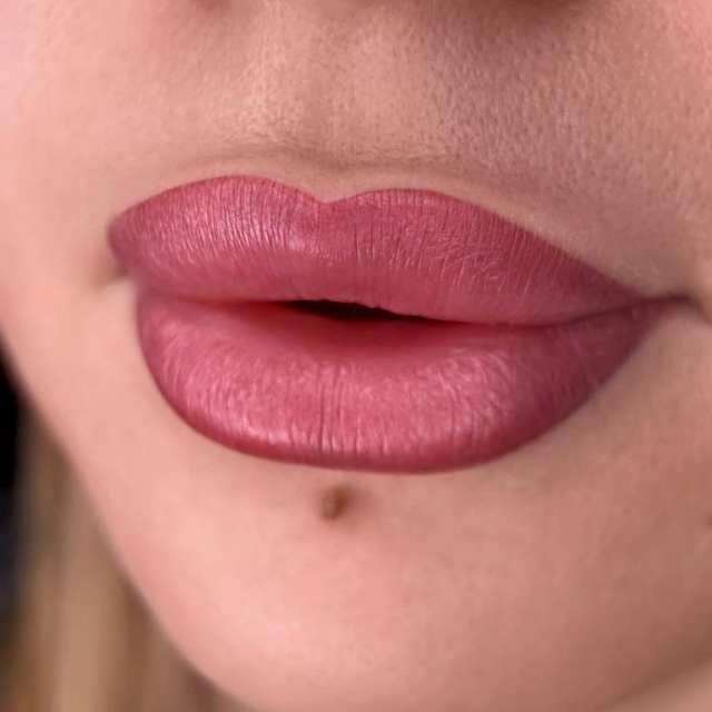 Губы в технике Ombré (мастер Валерия)