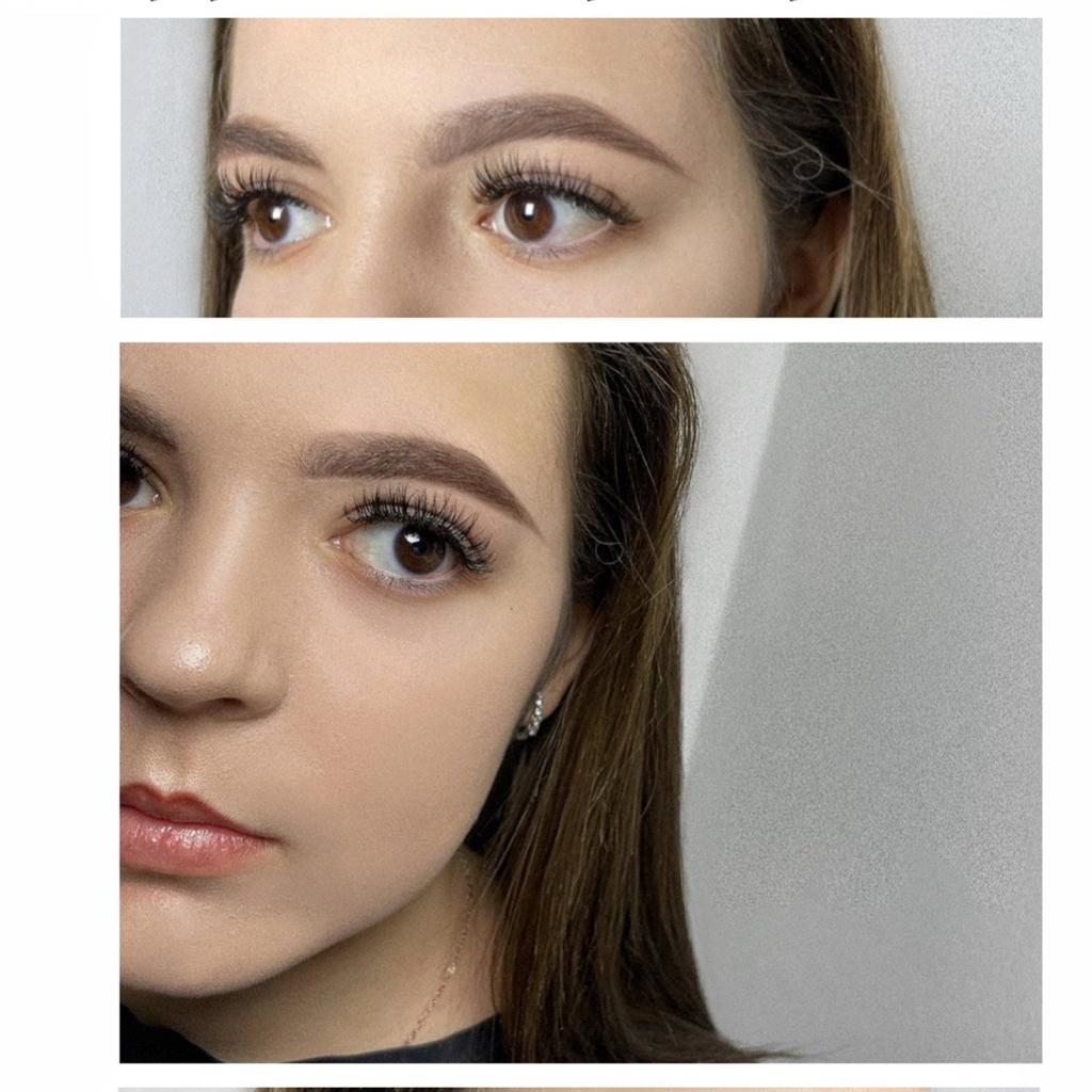 Эффект мокрых ресниц (2Д)