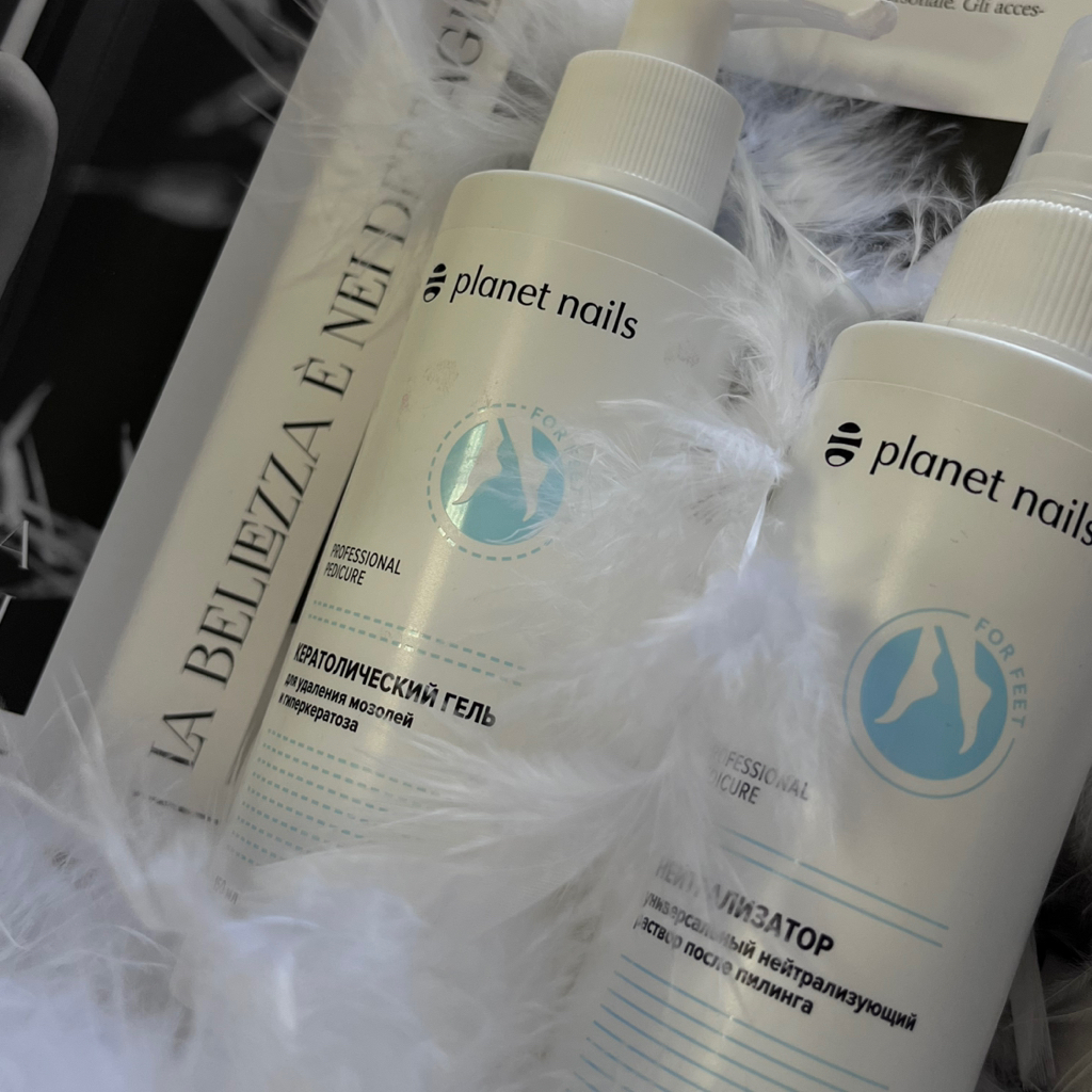 Препаратный педикюр с покрытием гель-лак