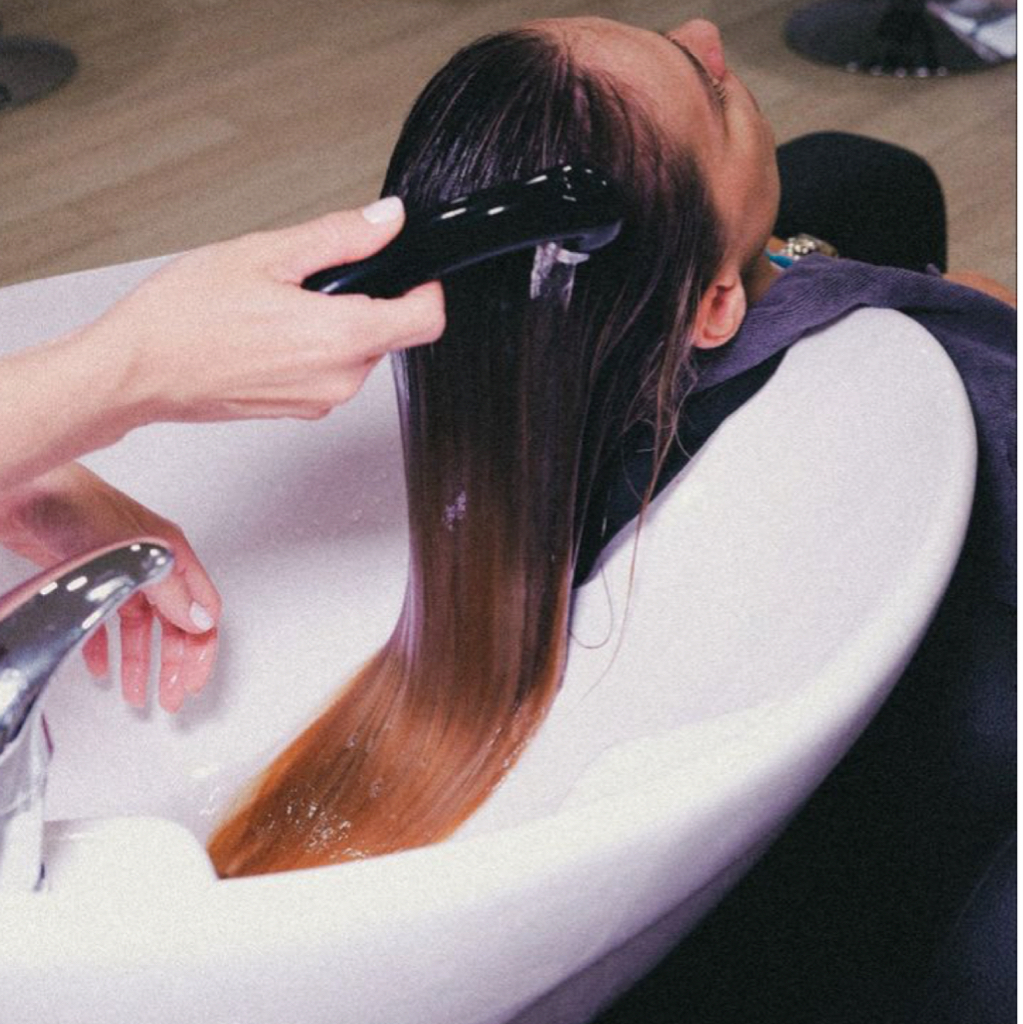 Мытье волос