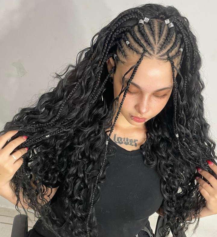 Fulani com entrelace