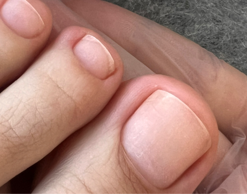 Педикюр без покрытия