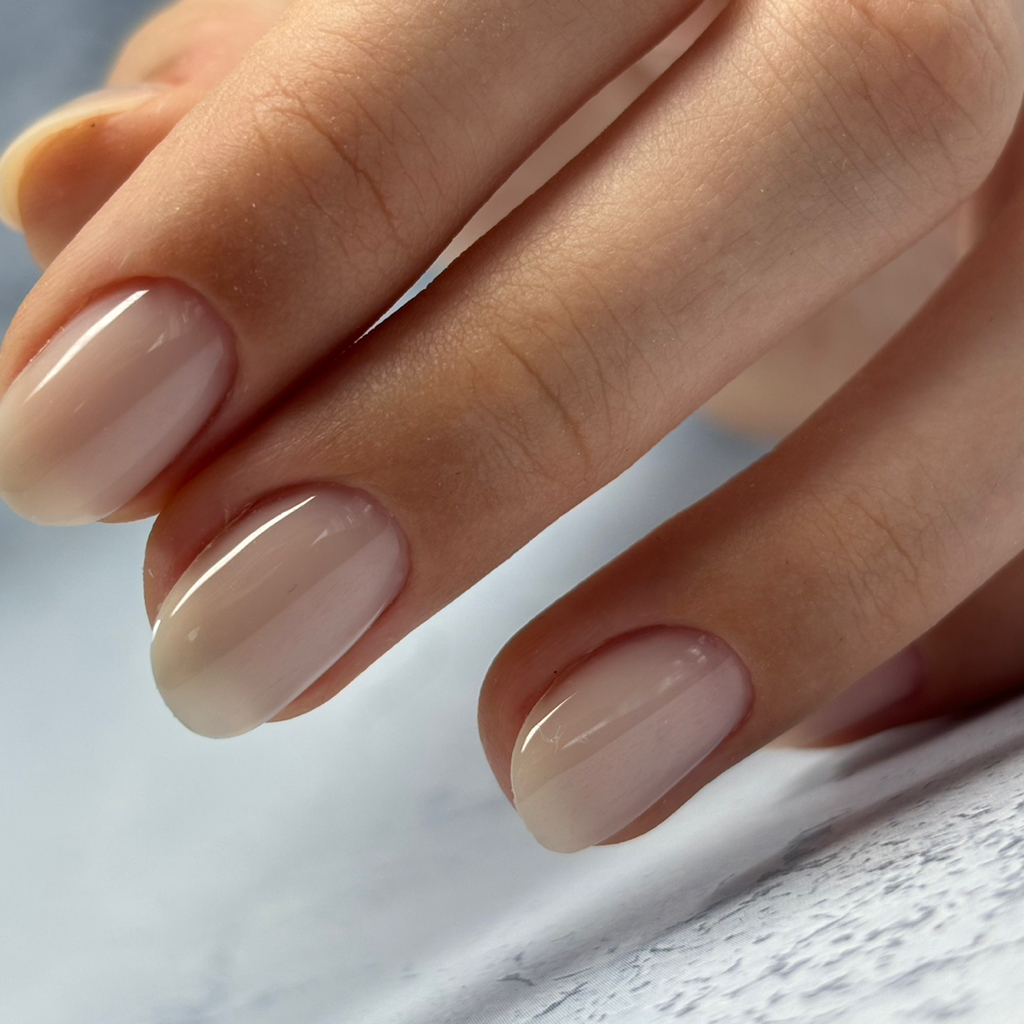 Маникюр НЮД короткие ногти