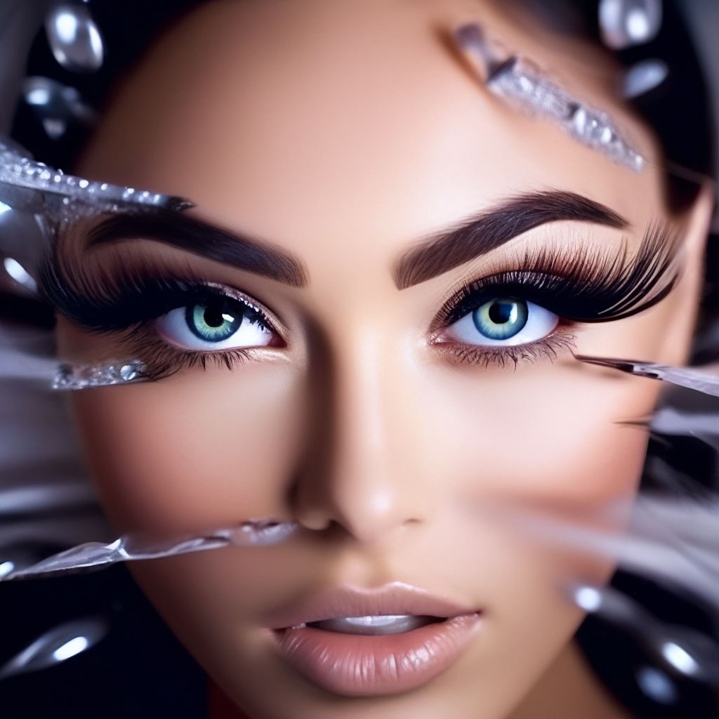 ЛЕД 🧊 наращивание ресниц 1д