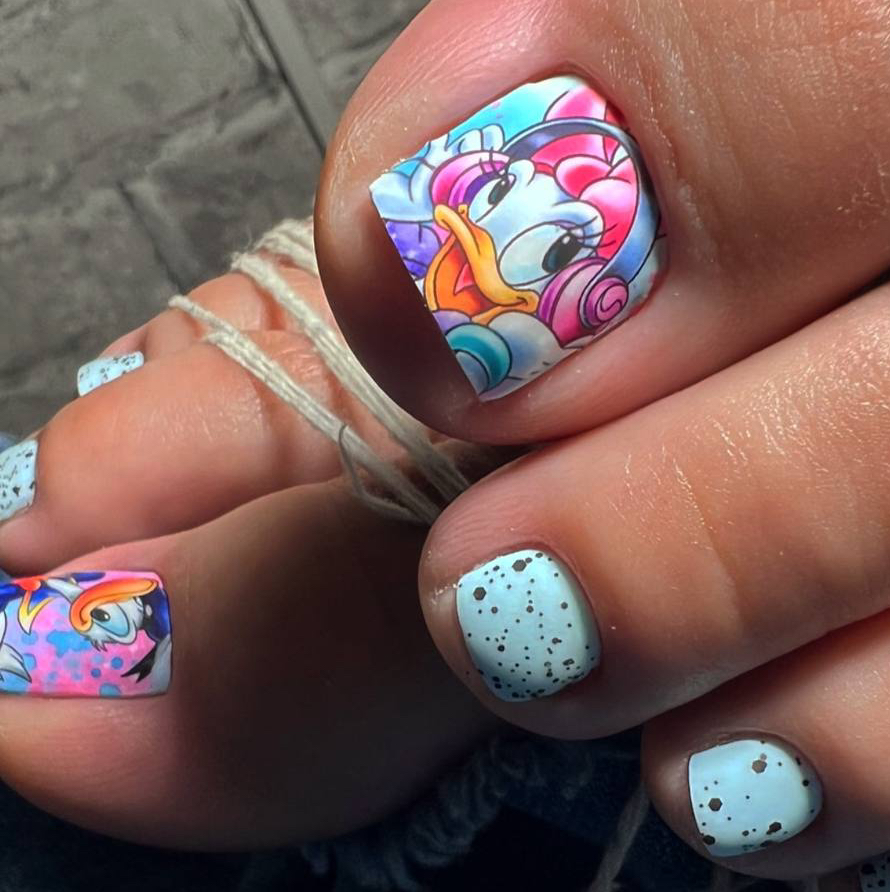 🦶Smart-Педикюр (обработка пальчиков+покрытие гель-лаком)