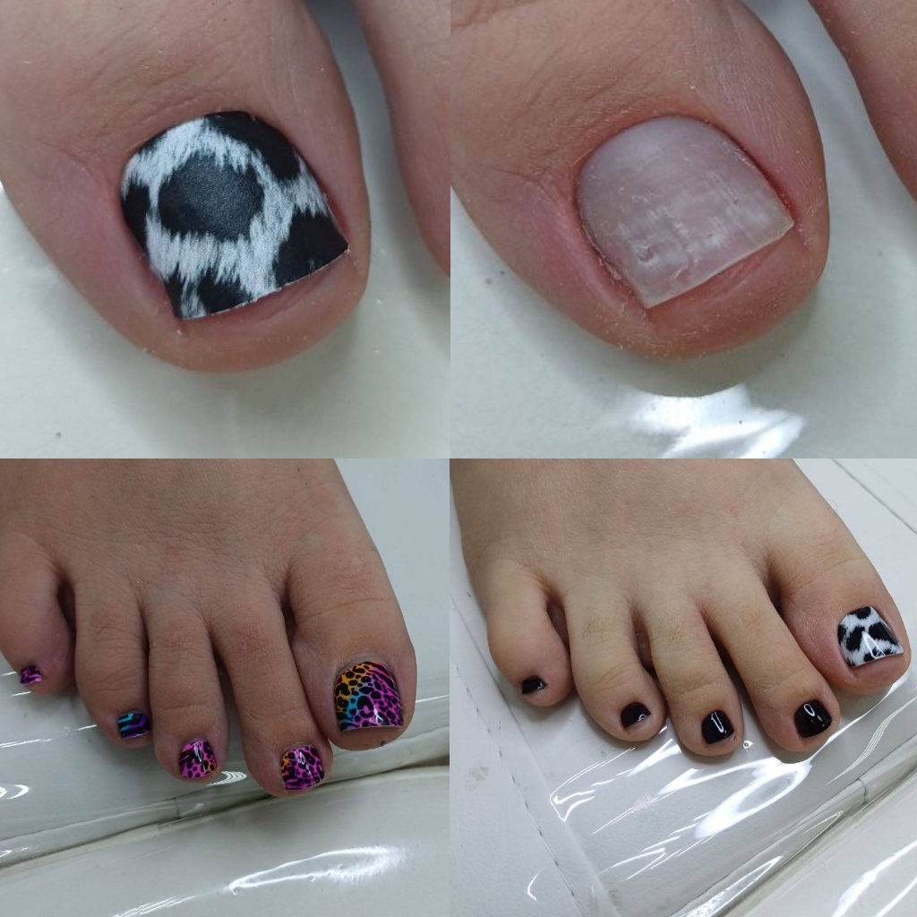 педикюр с покрытием