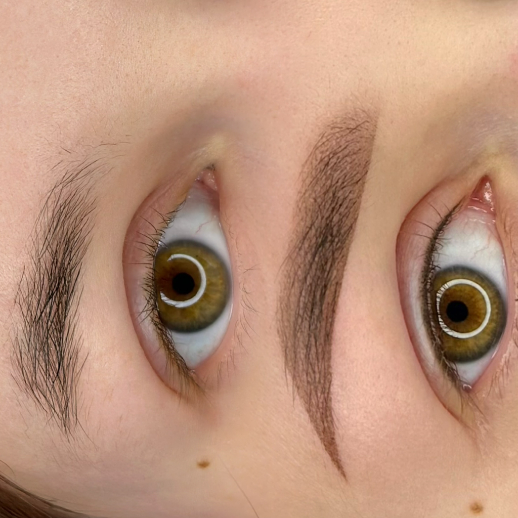 Перманентный макияж бровей