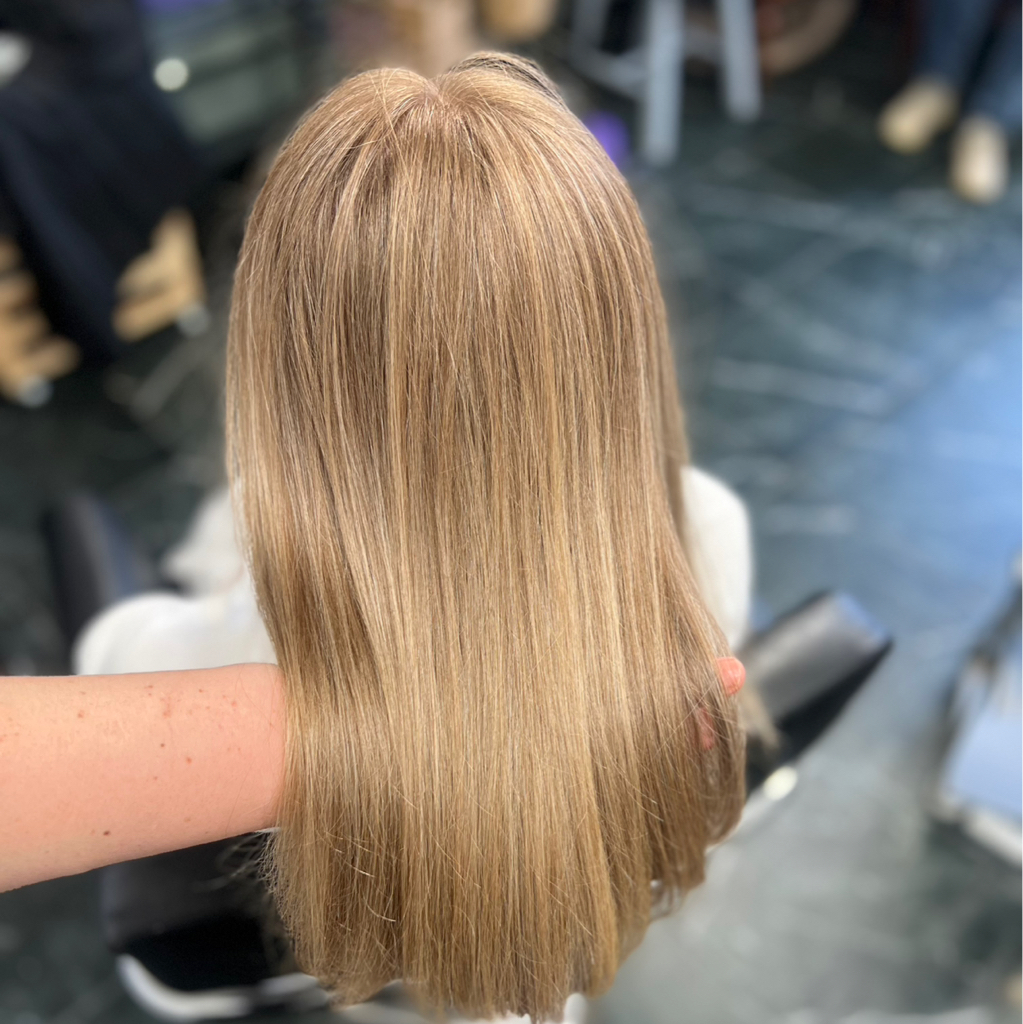 Произвольная техника «растяжка» + стрижка 💇🏼‍♀️