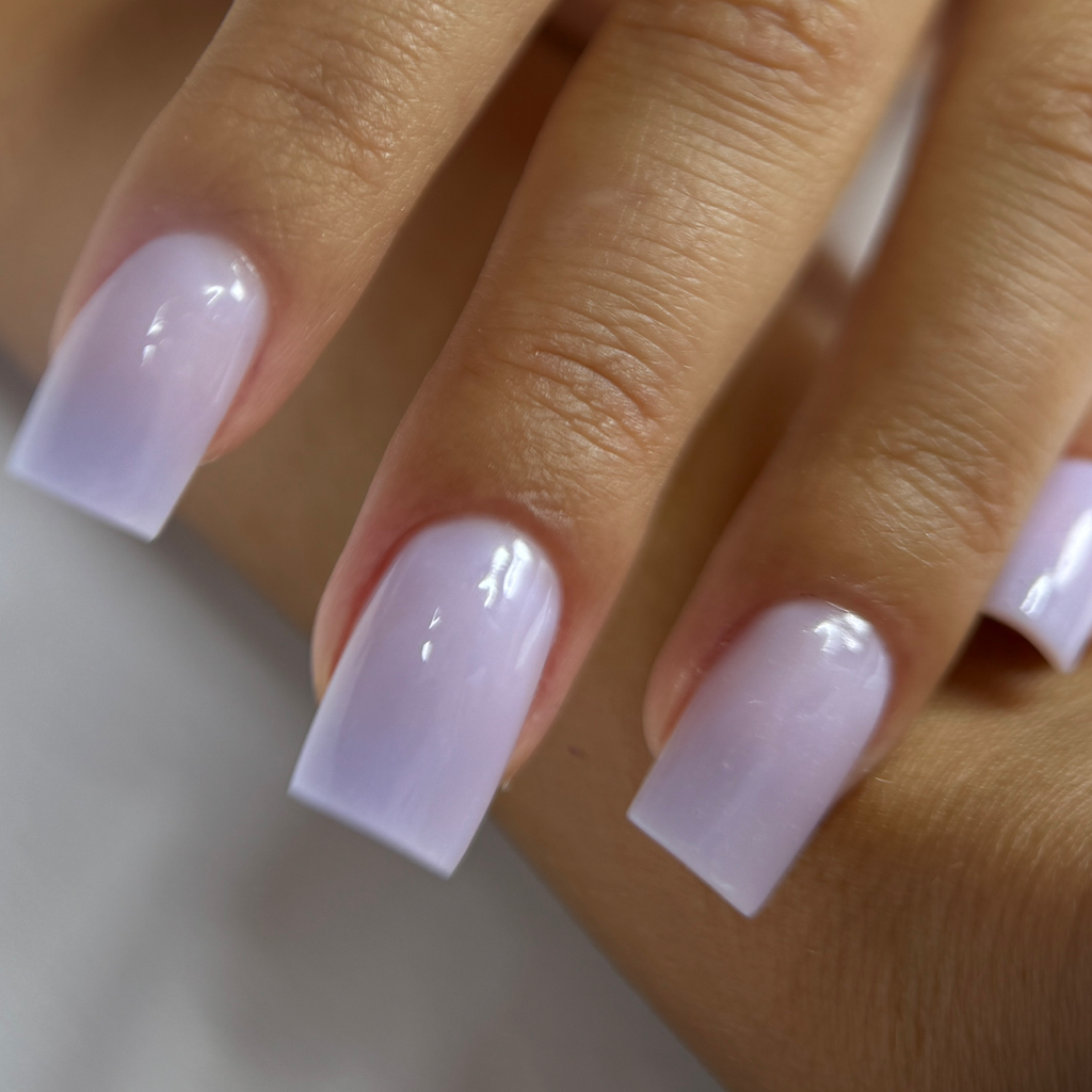Комплекс на ногтях средней длинны /  Medium Nails:  снятие/гигиенический маникюр/укрепление твердым материалом / покрытие в один тон