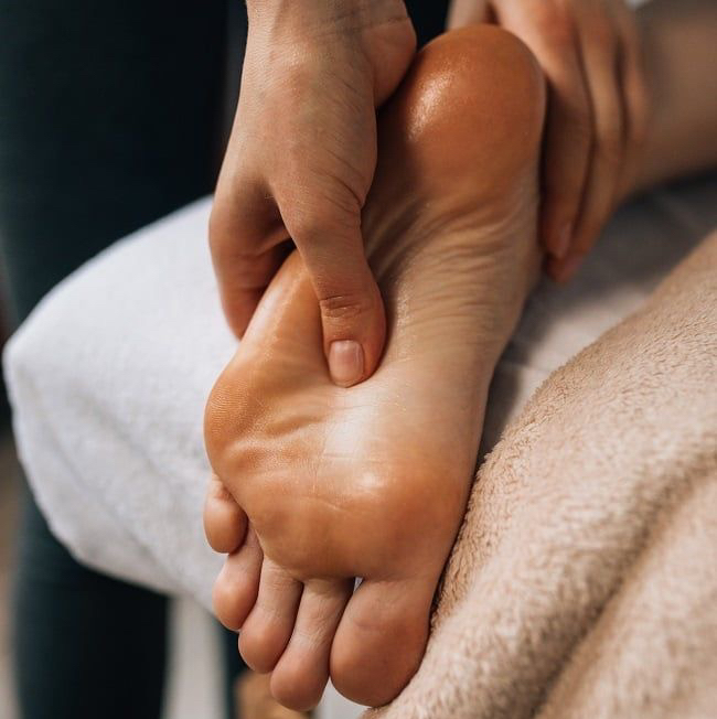 Reflexology (feet massage)