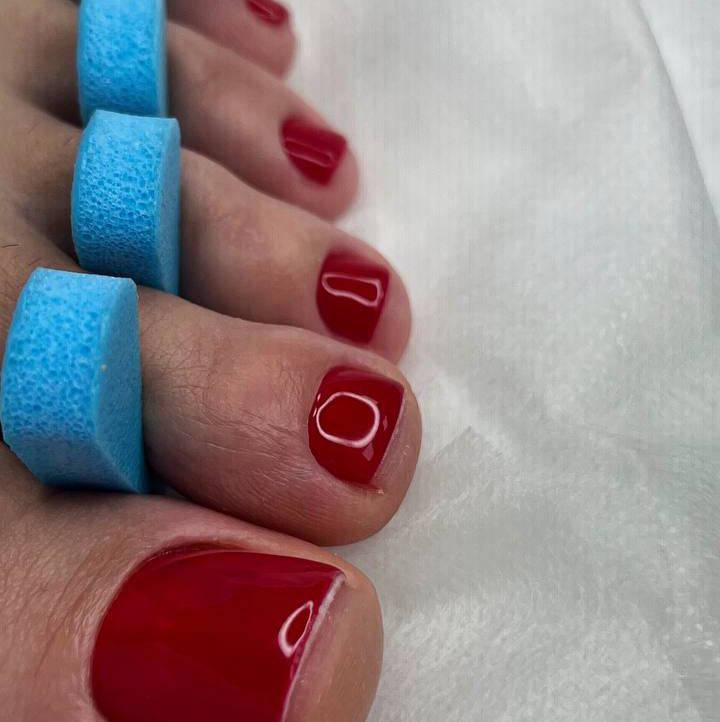 Педикюр (обработка пальчиков)+покрытие