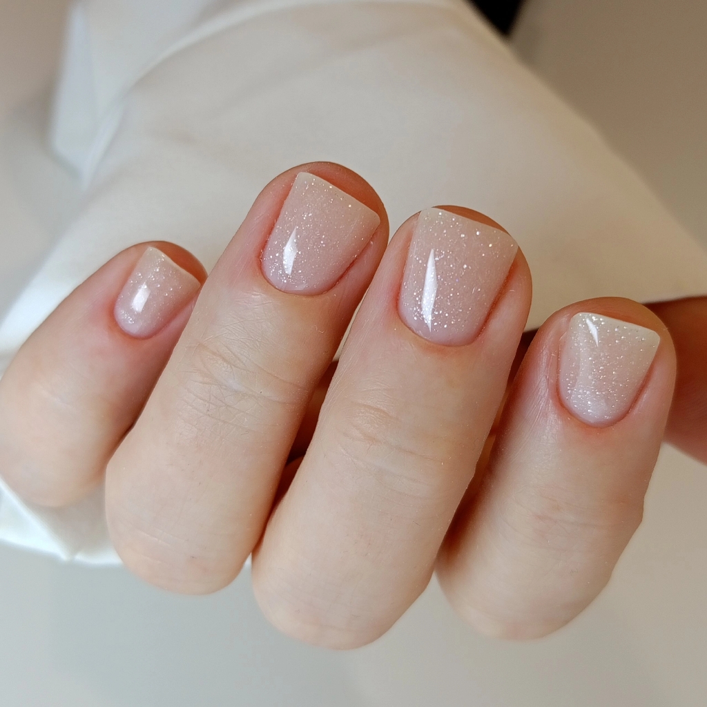 Маникюр с однотонным покрытием