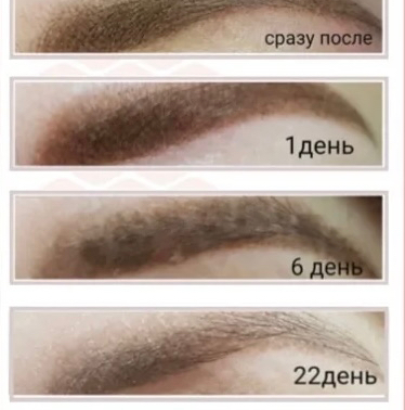 Коррекция бровей