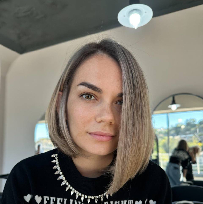 Сложное окрашивание/ короткие волосы