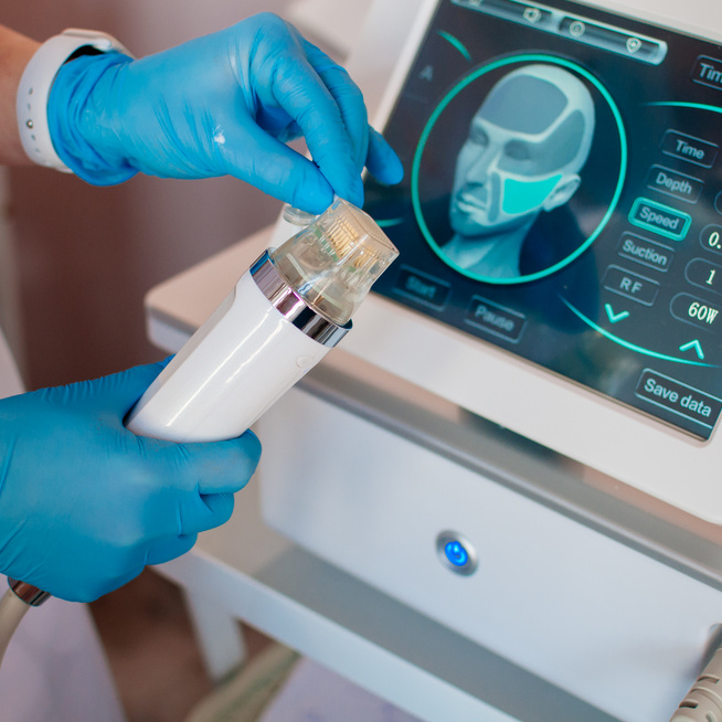 Микроигольчатый RF лифтинг  ягодицы