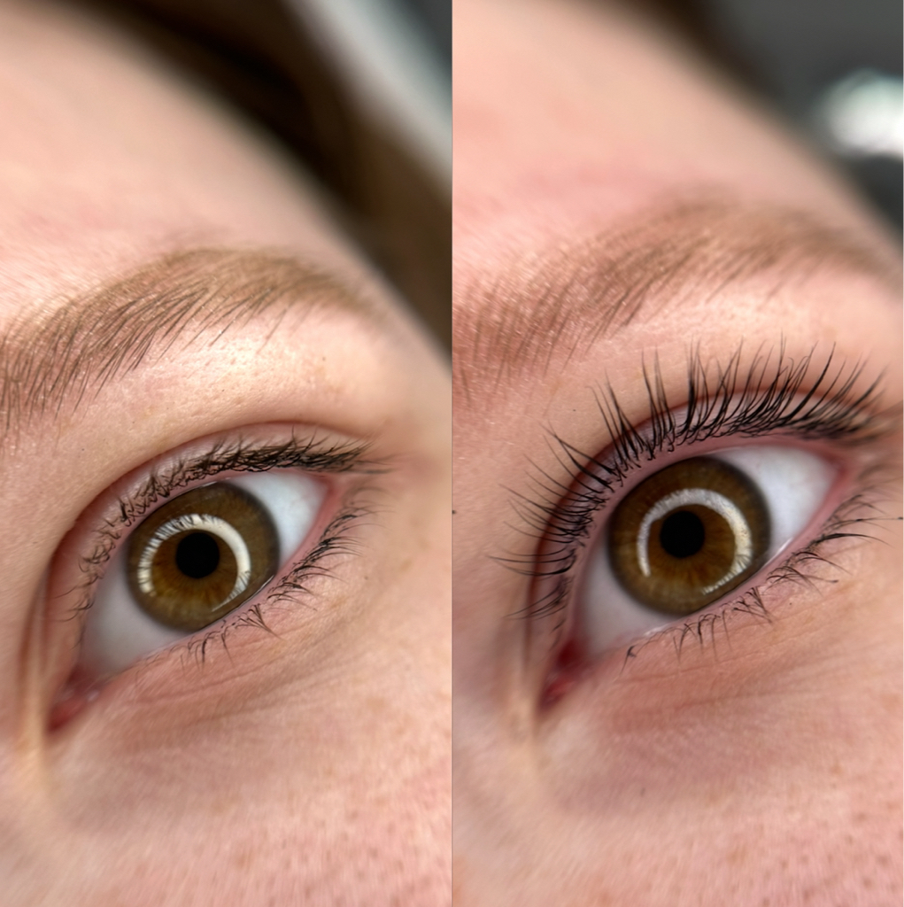 Ламинирование ресниц с окрашиванием