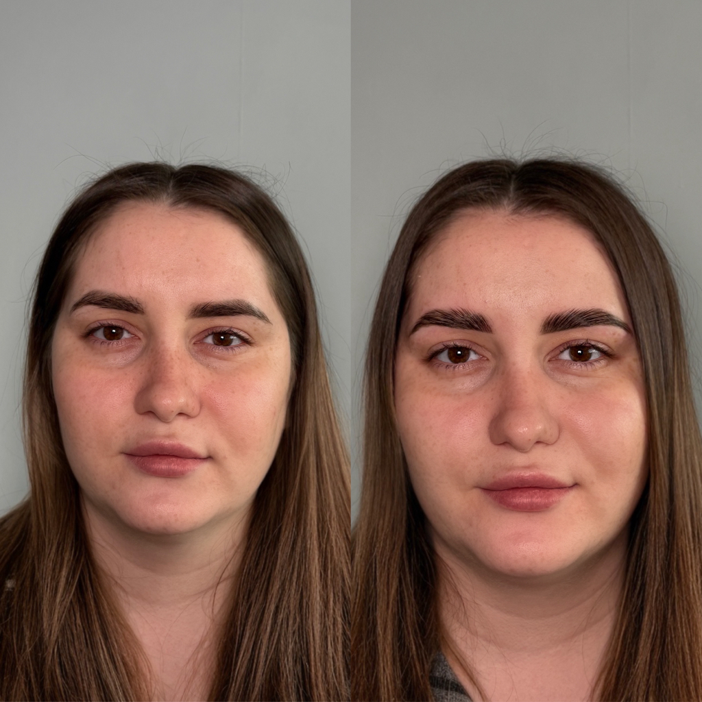 Ламинирование бровей с коррекцией и окрашиванием